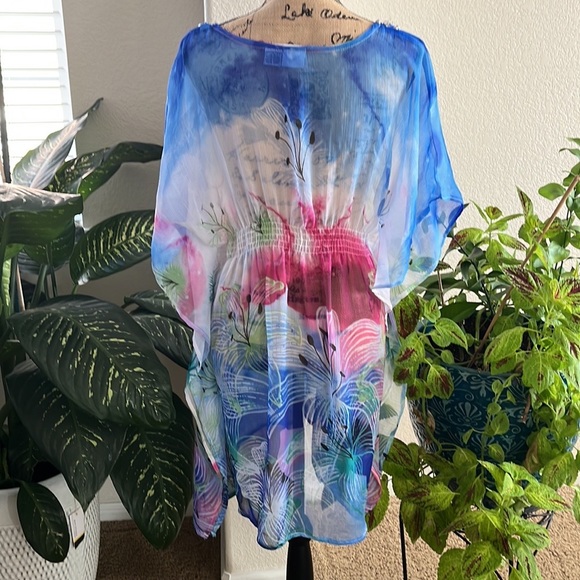 Indian Tropical Beaches & Boho Flowy Coverup excellent - Picture 2 of 5